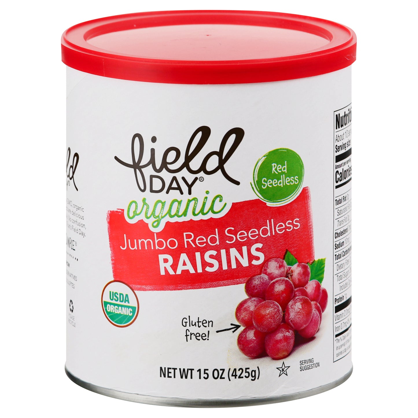 Field Day Organic Jumbo Red Seedless Raisins 15 oz