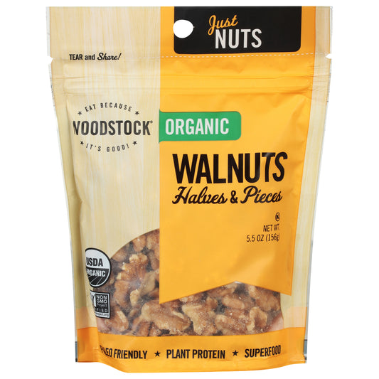 Woodstock Halves & Pieces Organic Walnuts 5.5 oz