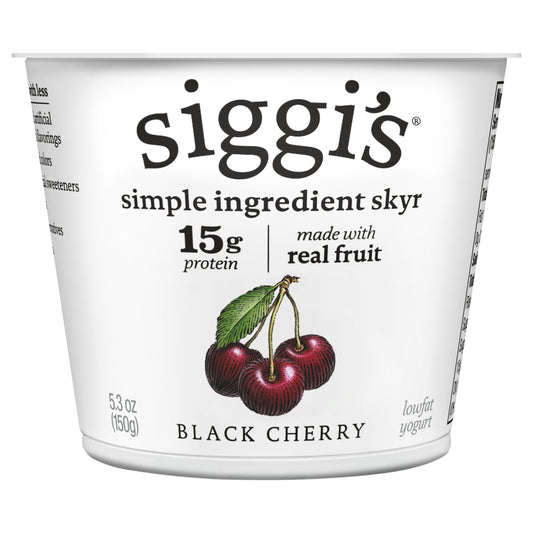 siggi’s Icelandic Skyr Lowfat Yogurt, Black Cherry