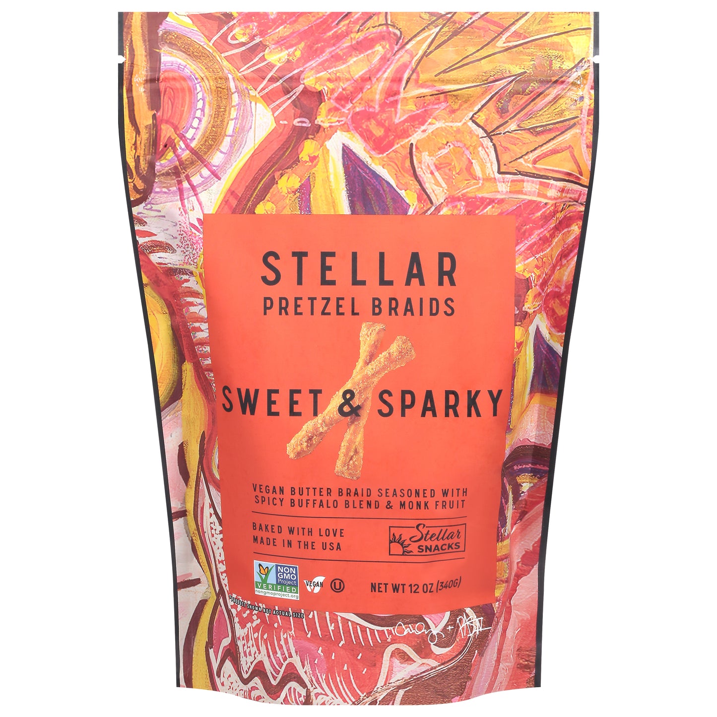 Stellar Sweet & Sparky Pretzel Braids 12 oz