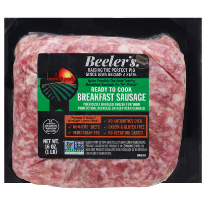 Beelers Breakfast Sausage 16 oz