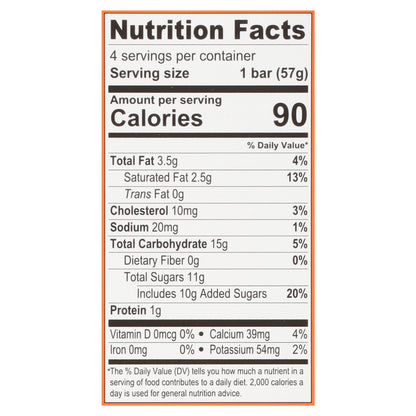 Alden's Organic Orange Cream Frozen Dessert Bar 4 - 3 fl oz Bars