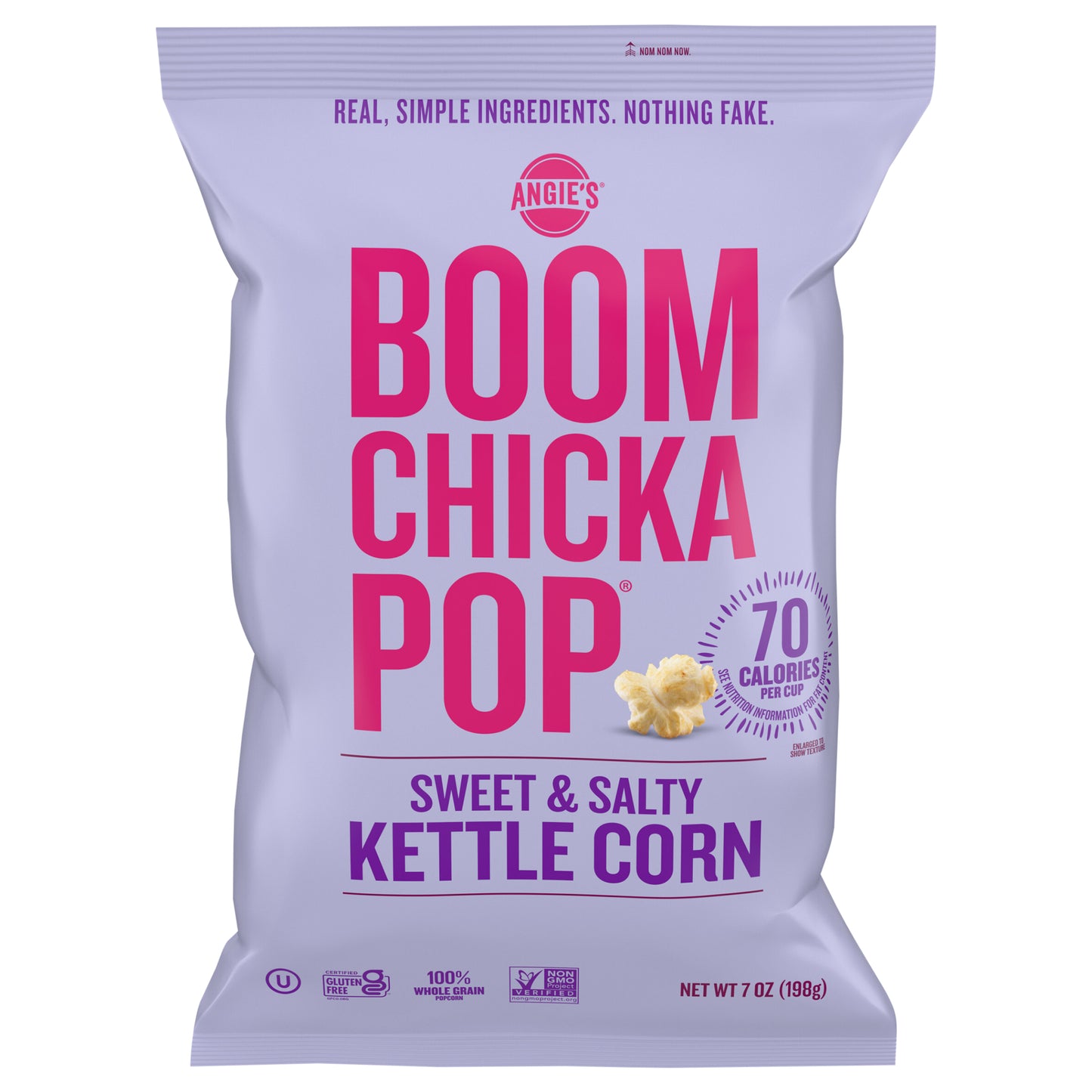Angie's BOOMCHICKAPOP Sweet & Salty Kettle Corn Popcorn, 7 oz.