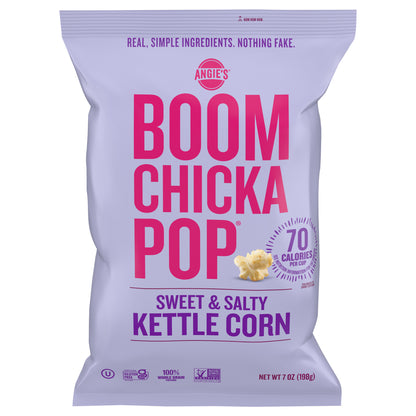 Angie's BOOMCHICKAPOP Sweet & Salty Kettle Corn Popcorn, 7 oz.