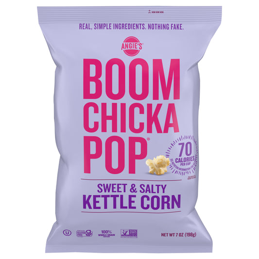 Angie's BOOMCHICKAPOP Sweet & Salty Kettle Corn Popcorn, 7 oz.