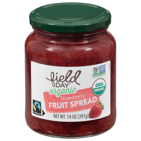 Field Day Organic Strawberry Fruit Spread 14 oz