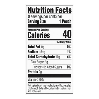 Honest Kids Appley Ever After Pouches, 6.75 fl oz, 8 Pack