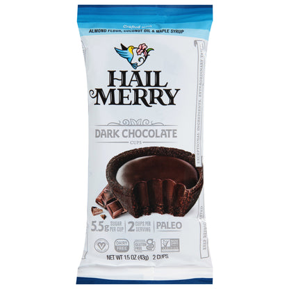 Hail Merry Dark Chocolate Dark Chocolate Cups 2 ea