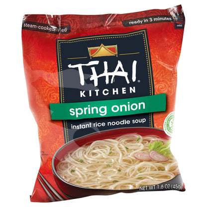 Thai Kitchen Gluten Free Spring Onion Instant Rice Noodle Soup, 1.6 oz