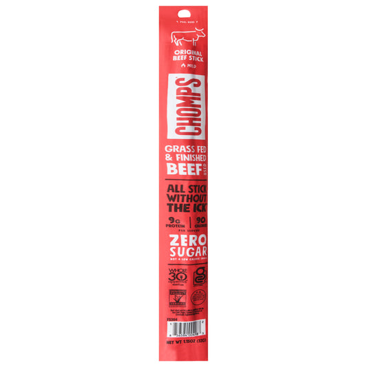 Chomps Zero Sugar Mild Original Meat Sticks 1.15 oz