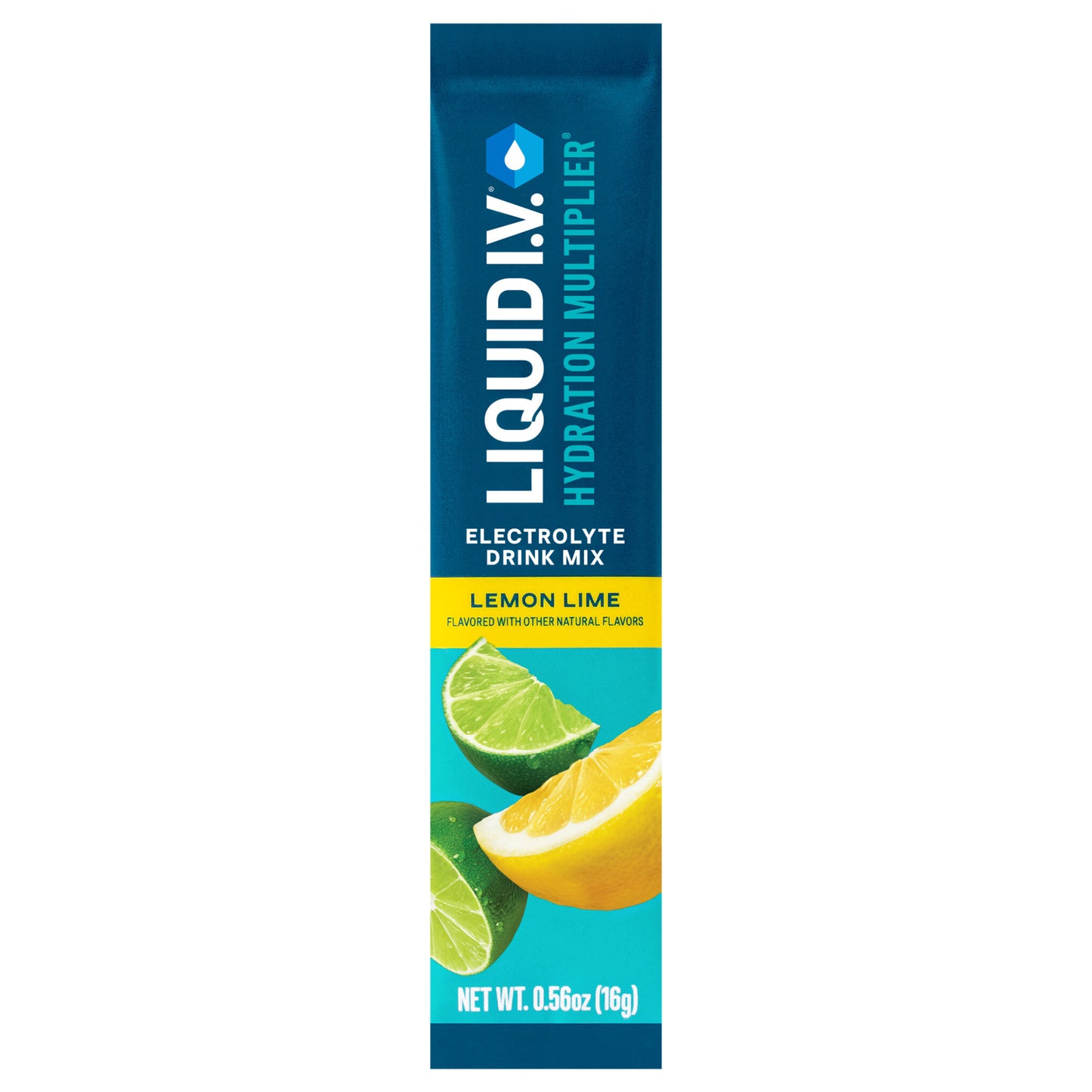 Liquid I.V.® Hydration Multiplier® - Lemon Lime - Hydration Powder Packets | Electrolyte Powder Drink Mix | Convenient Single-Serving Sticks | Non-GMO | Single Stick