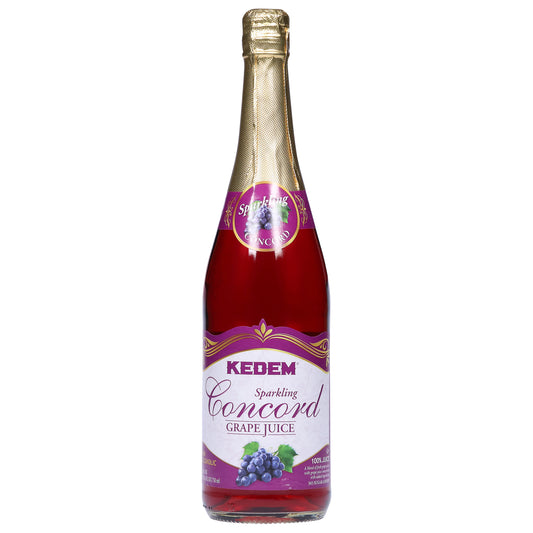 Kedem Non Alcoholic Concord Sparkling Grape 100% Juice 25.4 fl oz