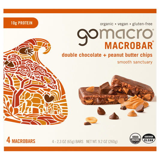 Double Chocolate Peanut Butter Chips MacroBar 4ct Multipack