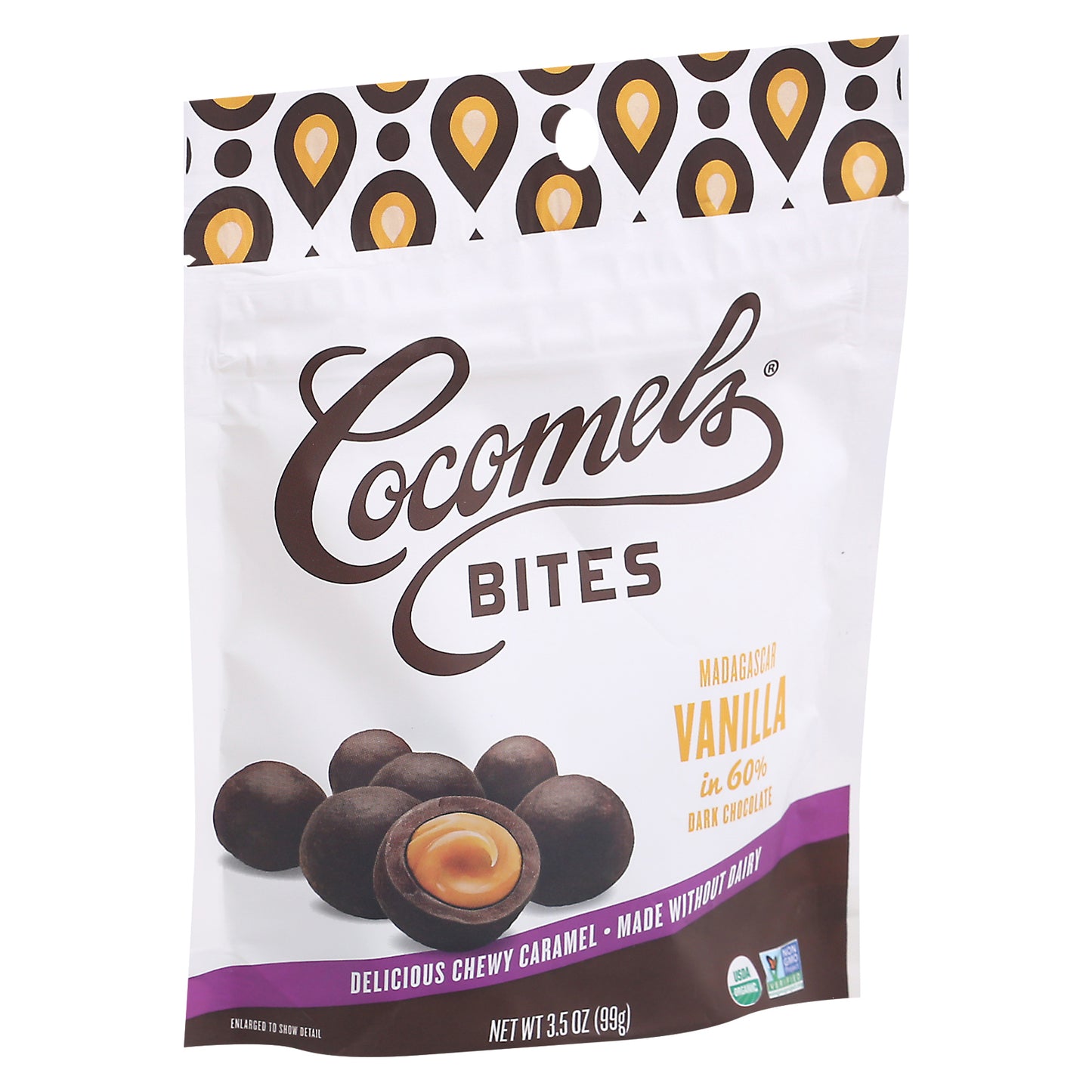 Cocomels Bites Madagascar Vanilla Dark Chocolate 3.5 oz