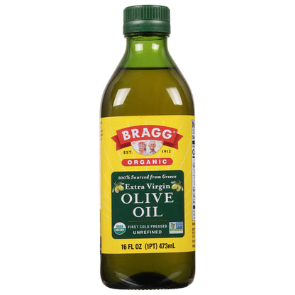 Bragg Organic Unrefined Extra Virgin Olive Oil 16 fl oz