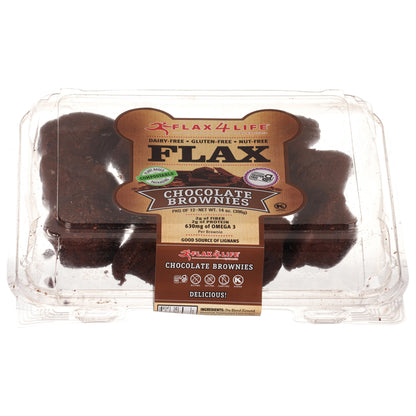 Flax4Life Flax Chocolate Brownies 12 ea