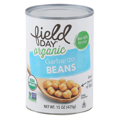 Field Day Organic Garbanzo Beans 15 oz