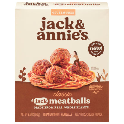 Jack & Annie's Vegan Classic Jack Meatballs 9.6 oz