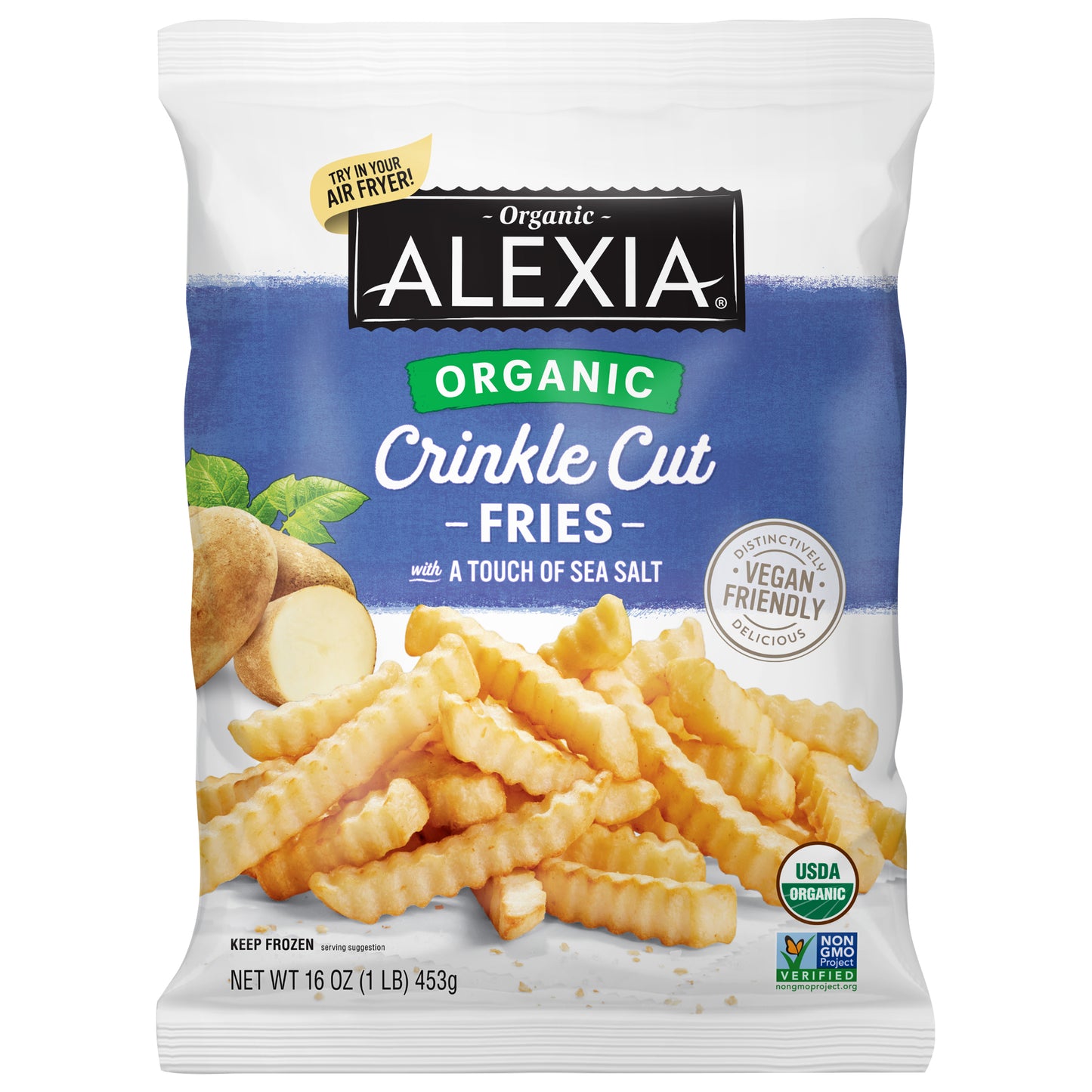 Alexia Organic Oven Crinkles with Sea Salt 16 oz