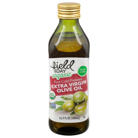 Field Day Extra Virgin First Cold Pressed Orgainc Olive Oil 16.9 fl oz
