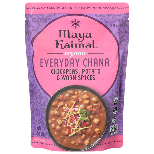 Maya Kaimal Mild Chickpeas, Potato & Warm Spices Everyday Chana 10 oz