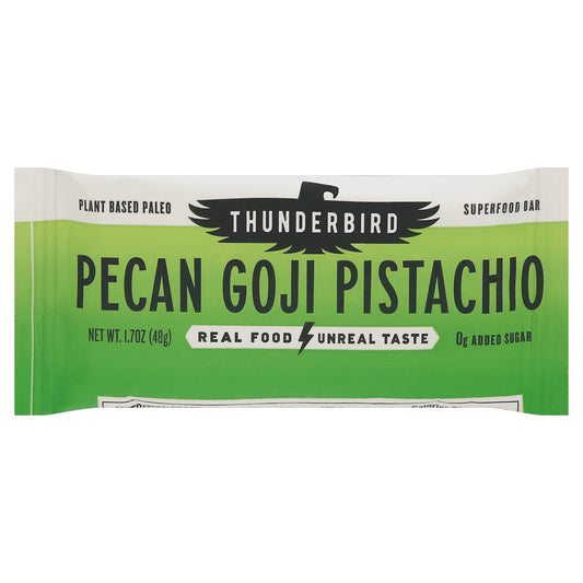 Thunderbird Pecan Goji Pistachio Super Food Bar 1.7 oz