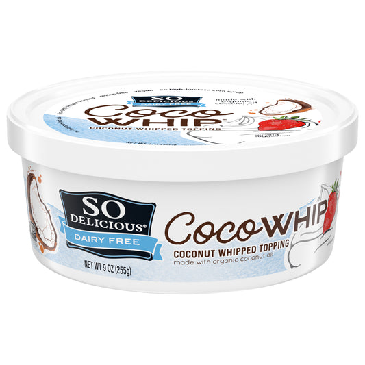 So Delicious Dairy Free Original CocoWhip, Vegan, 9 Oz., Tub