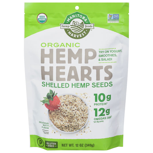 Manitoba Harvest Organic Hemp Hearts 12 oz