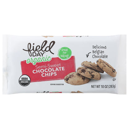 Field Day Semi-Sweet Organic Chocolate Chips 10 oz