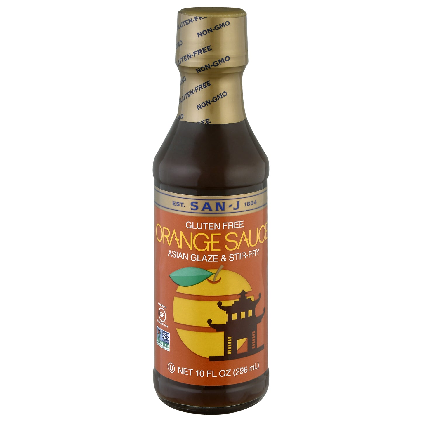 San-J Gluten Free Orange Sauce Asian Glaze & Stir-Fry 10 oz