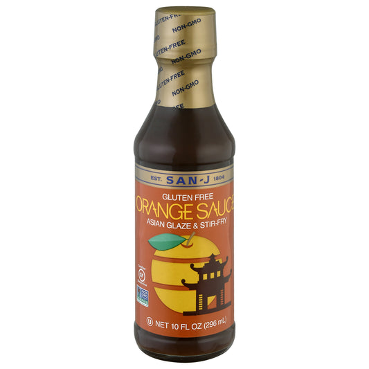 San-J Gluten Free Orange Sauce Asian Glaze & Stir-Fry 10 oz