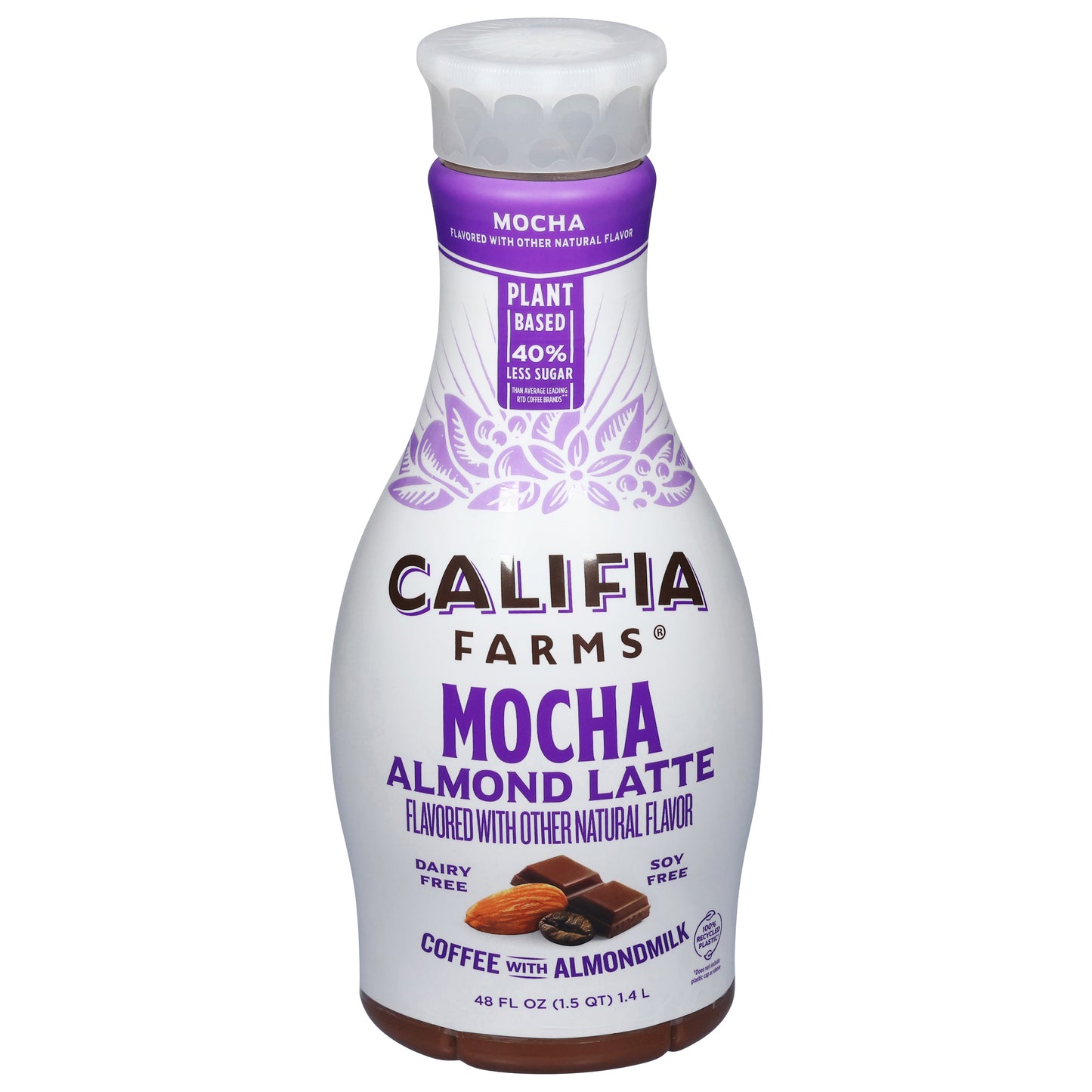 Califia Farms Mocha Almond Latte Coffee with Almondmilk 48 fl oz
