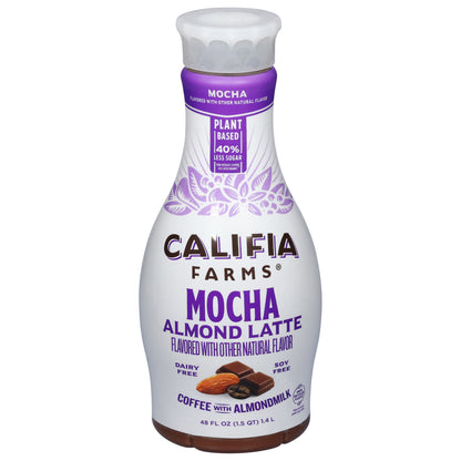 Califia Farms Mocha Almond Latte Coffee with Almondmilk 48 fl oz