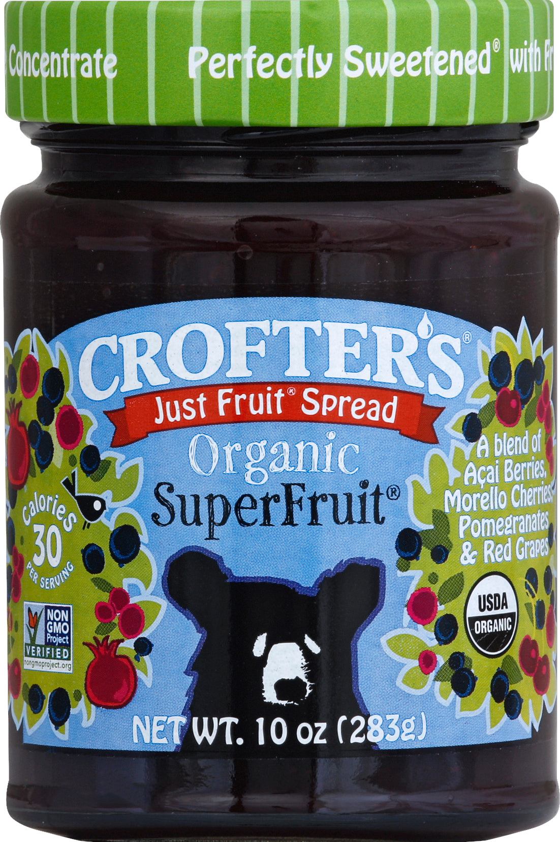 Crofter's Fruit Spread 10 oz - Just Fruit Spread Organic SuperFruit