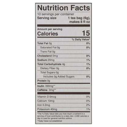 Teeccino Hazelnut Herbal Tea Bags 10 ea