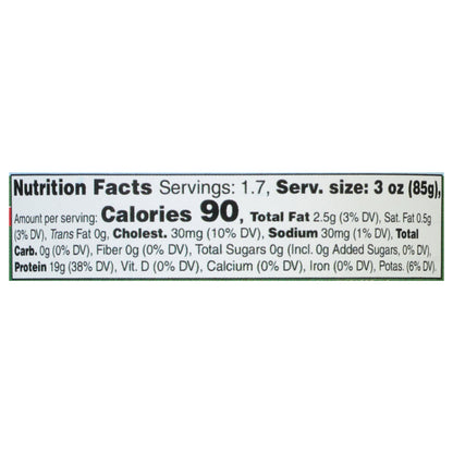 Wild Planet No Salt Added Organic Roasted Chicken Breast with Rib Meat 5 oz