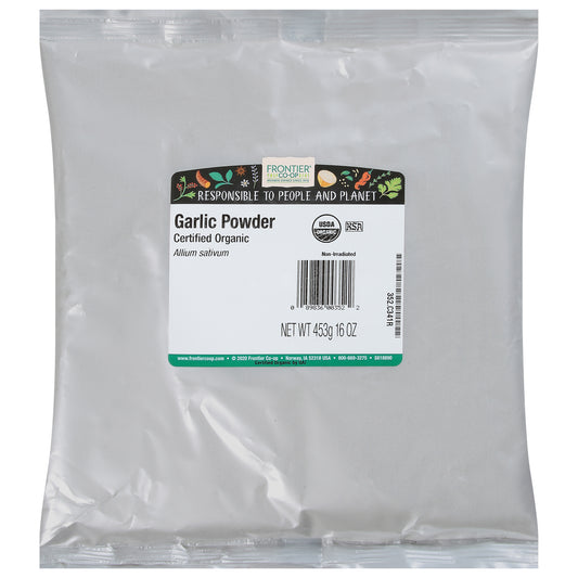 Frontier Co-op Garlic Powder 16 oz -Certified Organic