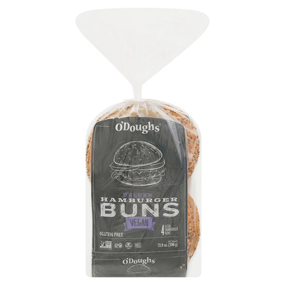 O'Doughs Deluxe Vegan Hamburger Buns 4 ea