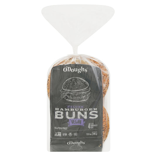 O'Doughs Deluxe Vegan Hamburger Buns 4 ea