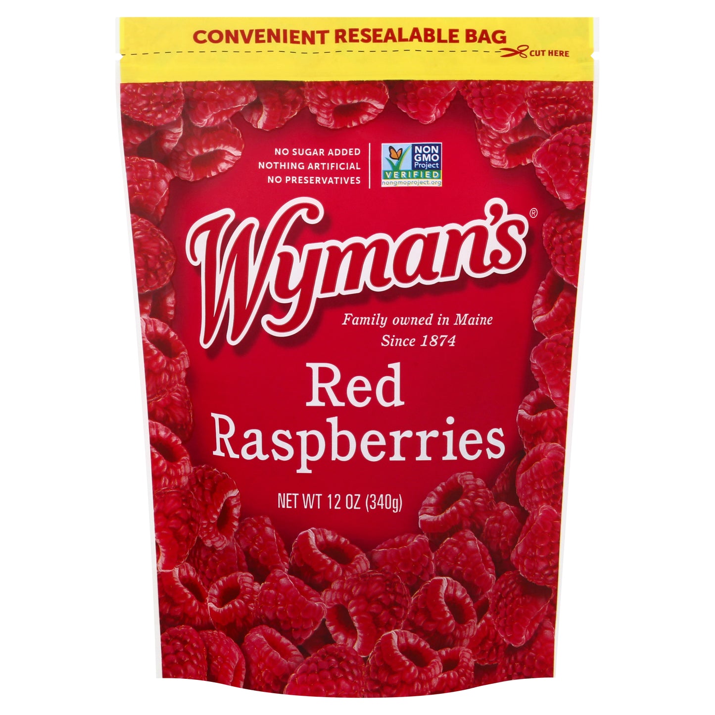Wyman's Red Raspberries 12 oz