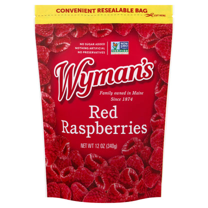 Wyman's Red Raspberries 12 oz