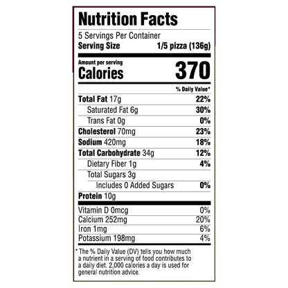 Against the Grain Gourmet Margherita Pizza Family Size 24 oz