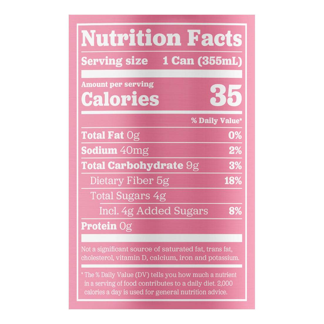 Slice Strawberry Healthy Soda, 12 fl oz Can