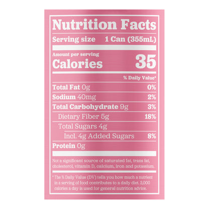 Slice Strawberry Healthy Soda, 12 fl oz Can