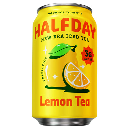 Halfday Lemon Iced Tea, 12oz Single Can