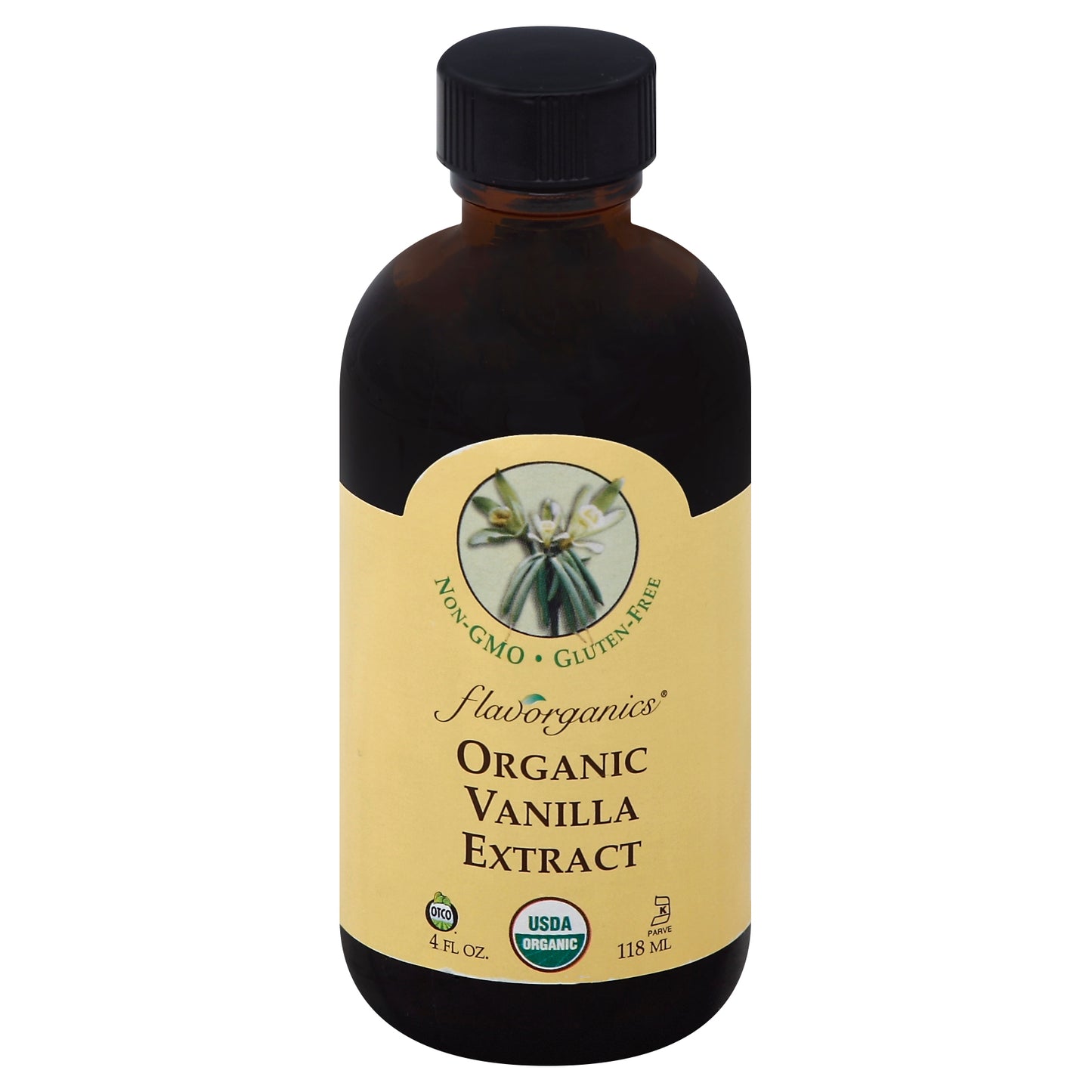 Flavorganics Vanilla Extract 4 oz
