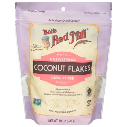 Bob's Red Mill Unsulfured Unsweetened Coconut Flakes 10 oz
