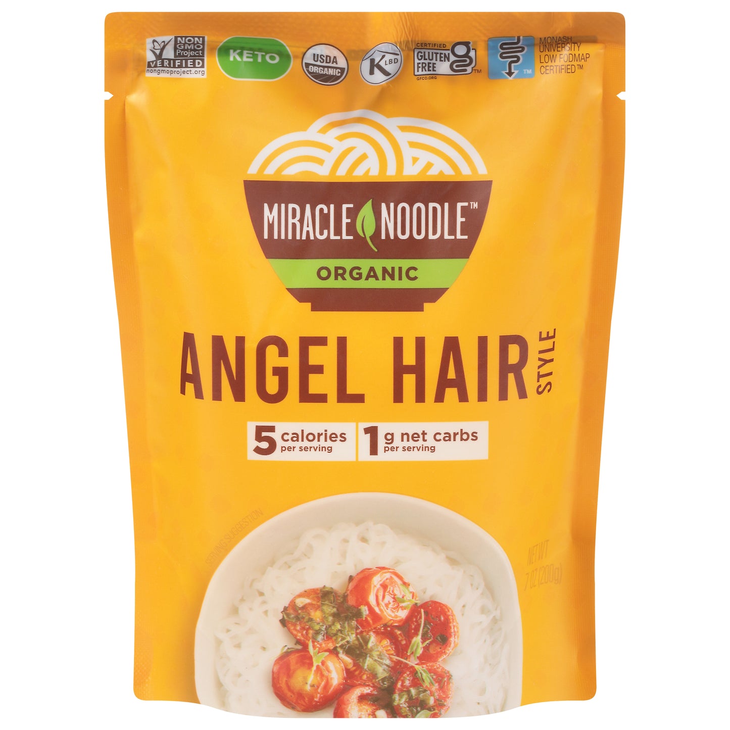 Miracle Noodle Organic Angel Hair Style 7 oz