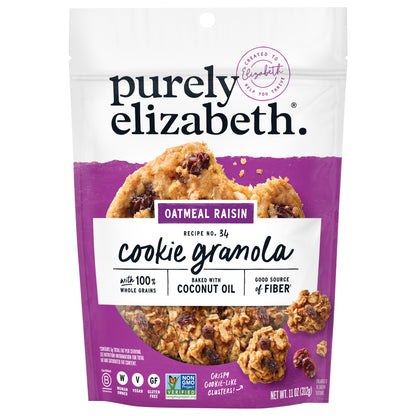 Oatmeal Raisin Cookie Granola Gluten-Free Non GMO 11 oz.