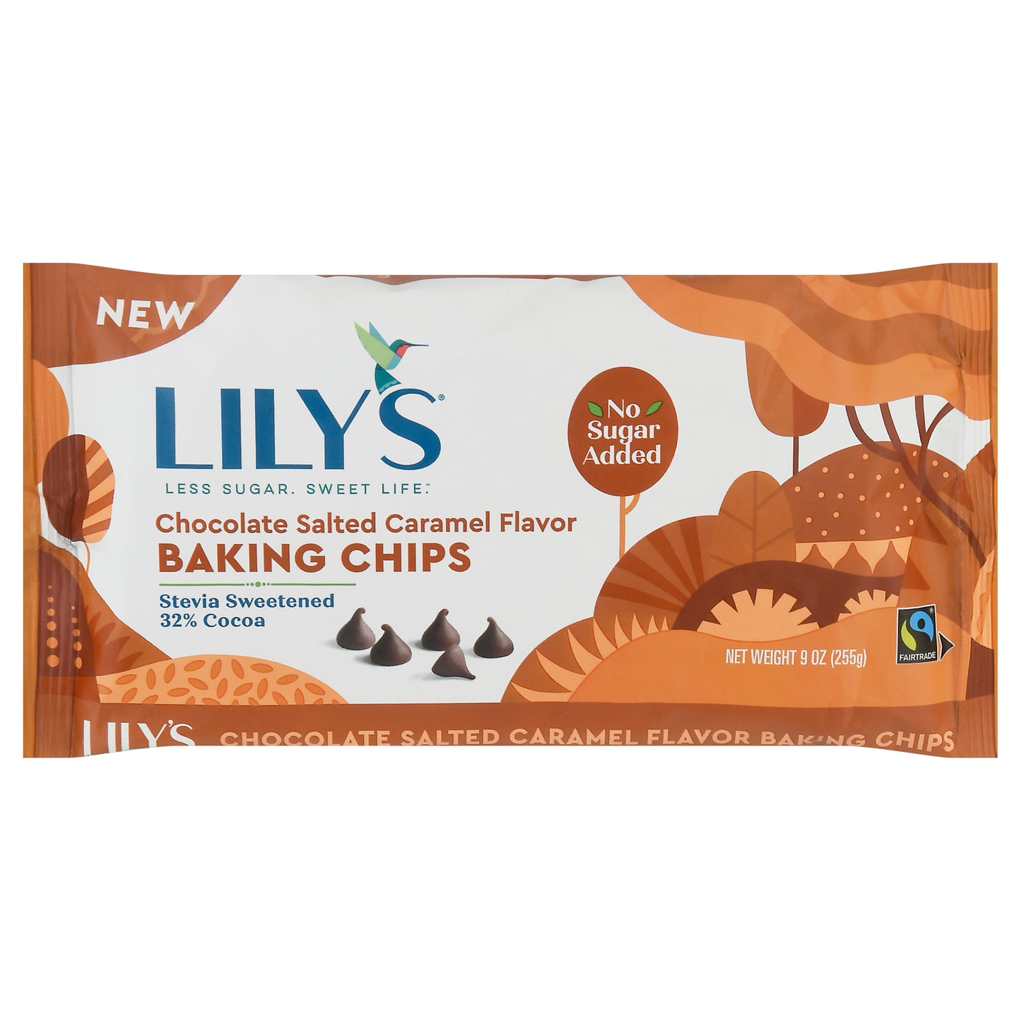 Lily's Chocolate Salted Caramel Flavor Baking Chips 9 oz